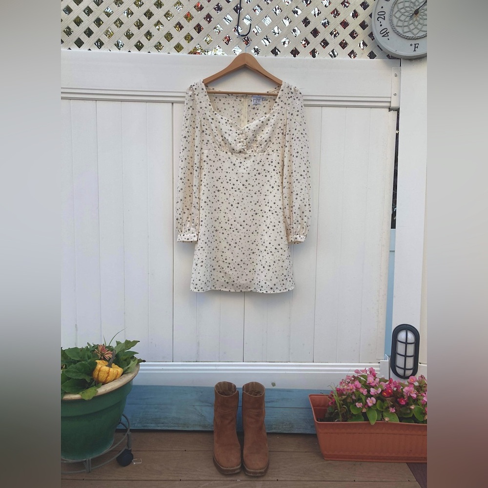 Princess Polly dress floral flowers long sleeve